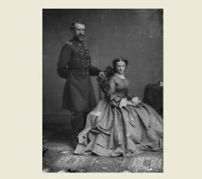 General George Custer Family Portrait PHOTO, Wife, Battle of Little Bighorn picture