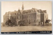 O'Neill Nebraska RPPC St Mary's Academy NE Real Photo To Long Pine Postcard A32 picture