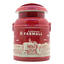 , Inc. IH Farmall Raised-Relief Stoneware Milk Can Cookie Jar picture