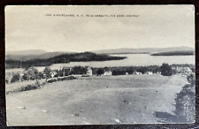 Postcard New Hampshire Lake Winnepesaukee From Meredith Weirs Highway 1939 picture