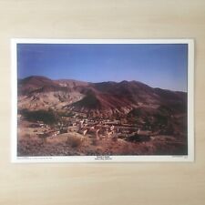 Vintage Placemat Scotty's Castle Death Valley CA Laminated Color Photo 2 Sided picture