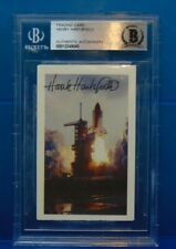 NASA Playing Card Signed Autographed Henry Hank Hartsfield NASA Group 7 Beckett picture