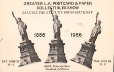 Greater Los Angeles Postcards & Paper Collectibles Show 1986 Vintage Postcard picture