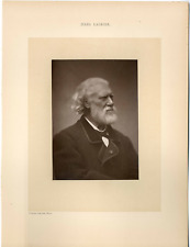 Gallot Charles, France, Jules Lacroix, poet (1809-1887) Photoglyptie of the era picture