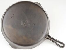Vintage Griswold No 9 (710I)  Cast Iron Skillet Groove Handle Restored Condition picture