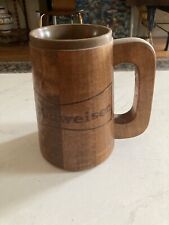 Vintage Budweiser Wooden Mug for Man Cave (Harold Brew) Beer Harry Kitsch MCM picture