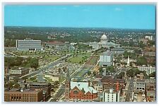 c1950's Birds Eye View Of Minnesota's State Capitol St. Paul Minnesota Postcard picture