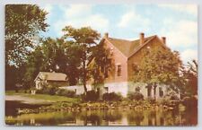 Nauvoo Illinois~Nauvoo House On Lake~Vintage Postcard picture