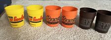 Lot of 6 Vintage Hershey's Chocolate Milk Plastic Cups 1990s picture