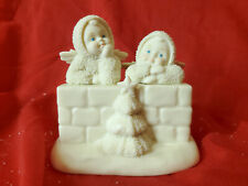 Department 56 Snowbabies Christmas Two Little Angels 2001 Porcelain Retired picture