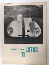 LotusRT05 Vintage Article Road Test 1957 Lotus 11 Mark XI March 1957 3 page picture