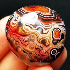 TOP 42G Natural Polished Silk Banded Agate Lace Agate Crystal Madagascar  L1279 picture