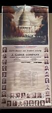 1944 Political Advertising Calendar Print CHOOSE OUR LEADERS WISELY J. Gaber Co. picture