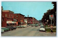 St Albans Vermont VT Postcard Mobile Gas Station Franklin County c1960 Vintage picture