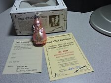 INGE GLAS VINTAGE ORNAMENT WEST GERMANY BABY DOLL WITH TREE#7271 ORIG BOX 1983 picture