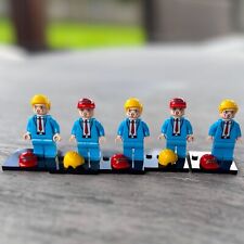 Lot of 5 BRAND NEW President Donald Trump Lego Minifigures With MAGA Hats picture