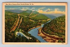 Gauley Bridge WV-West Virginia, New River Canyon, Vintage Postcard picture