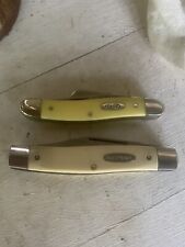 Vintage Knife Case XX 3318 CV Stockman Yellow 3 Blade + USA Ranger Stockman picture