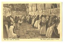 Judaica Jews Walling Place a Friday The Cairo Postcard Trust 0416 Serie 640 1918 picture