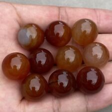 10pcs Natural Red agate  Ball Quartz Crystal Sphere 15mm+ Polishing Healing picture