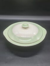Vintage Weatherby Falcon Ware Tureen White Green Rare picture
