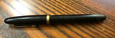 Vintage SHEAFFER Feather Touch Black #5 Fountain Pen - 14K Nib - Made in USA picture