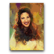 Selena Quintanilla-Perez #5 Art Card Limited 41/50 Edward Vela Signed (Music -) picture