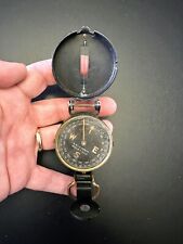 Vintage US 1940's WWII ARMY Military W&LE Gurley Survey Field Compass, Troy NY picture