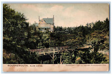 Bournemouth Dorset England Postcard Alum Chine Bridge c1910 Antique Unposted picture