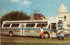c1950s Washington DC Bus Advertising Postcard 