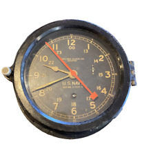 Pre WW1 U.S. Navy Chelsea Ship Clock SN 21528-E Works Perfecf picture