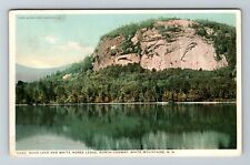 White Mountains NH-New Hampshire, Echo Lake, White Horse Ledge Vintage Postcard picture