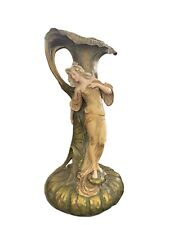 Antique Ernst Wahliss Calla Lily Vase Art Nouveau Amphora Porcelain Vessel picture