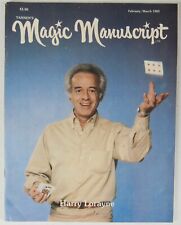 Tannen's Magic Manuscript Feb/Mar 1983 Magazine Harry Lorayne Magic Trick MZ9M picture
