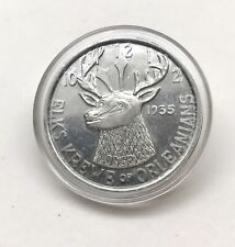 1965 Mardi Gras Coin Elks Krewe of Orleanians Vintage Aluminum Doubloon picture