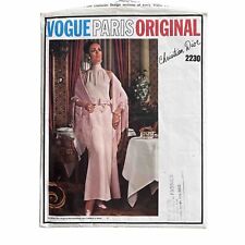 Vogue 2230 Paris Original Christian Dior Semi-Fitted Dress Size 10 Bust 32.5