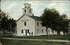 Mount Pleasant Pennsylvania High School 1921 to G GREEN Paterson NJ postcard picture