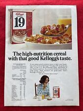 Vintage 1975 Kellogg’s Product 19 Cereal Print Ad picture