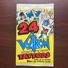1984 Topps Voltron Tattoo Pack - 1 Sheet w/24 Tattoos picture