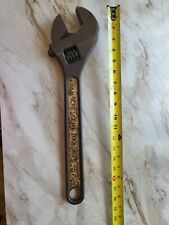 Vintage CRESCENT TOOL CO.  18” Adjustable Wrench Jamestown, NY USA picture
