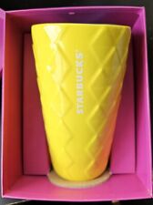 Starbucks Hawaii Limited Edition Pineapple 12oz Ceramic Tumbler Brand New picture