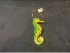 Rare  Yellow And Green Seahorse Ornament As Seen In Baby Einstein picture
