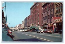 c1950s Main Street Scene Looking North, Ashtabula Ohio OH Postcard picture