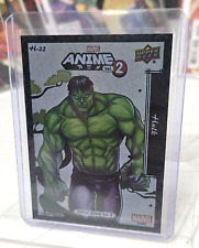 2023 Upper Deck Marvel Anime Vol 2 Hanafuda Hulk card #H-22 w/ card holder picture