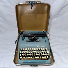 Vintage Smith Corona Silent Super Portable Typewriter with Case & Key  - Works picture
