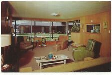 Liberal KS Westerner Motel Lobby Vintage Postcard Kansas picture