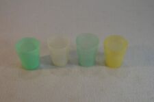 4 Vintage Small Round Tupperware Containers picture