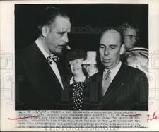 1947 Press Photo DC Elliott Roosevelt & Owen Brewster at war investigation comm picture