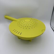 Tupperware New Extra Large 2 Piece Double Strainer/Colander Lime picture