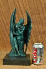 Satan Lucifer Devil Statue Bronze Satanism Baphomet Hot Cast Marble Sculpture picture